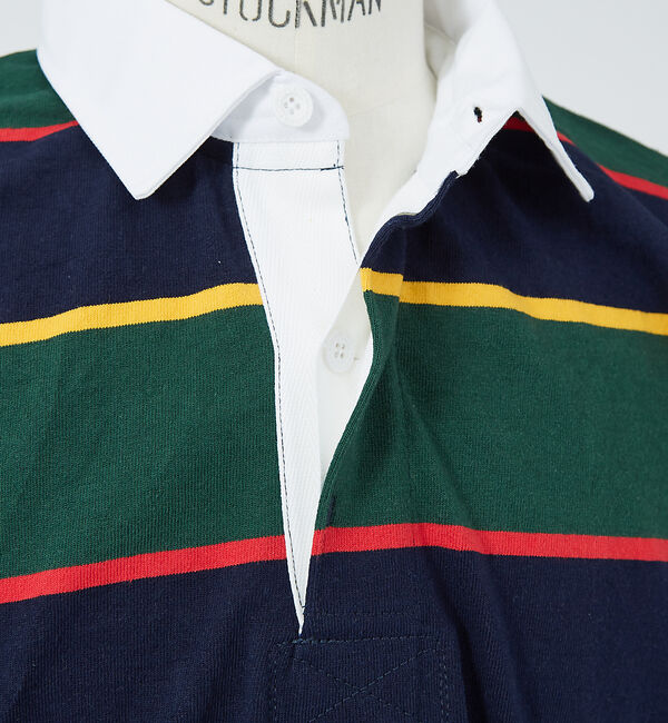 ABAHOUSE「【BARBARRIAN / バーバリアン】LIGHT WEGHT 無地/ボーダー」|ポロシャツ|