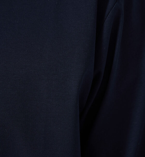 ABAHOUSE「【通年生地使用】シルケット天竺ワイドリブ 半袖Tシャツ」|Tシャツ・カットソー|