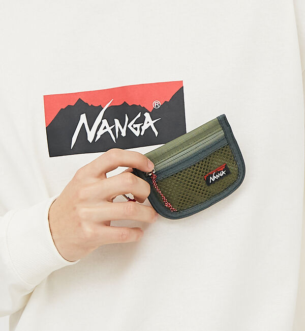 ABAHOUSE「【NANGA&times;SPEAKEASY】 COIN CASE / ナンガ&times;スピークイー」|財布|カーキ