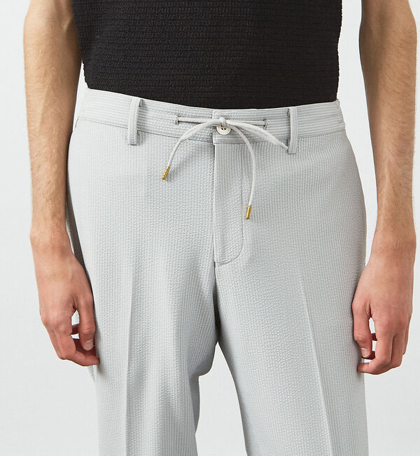 ABAHOUSE「トリコットサッカー イージー パンツ / ストレッチ ドライタッチ UVカット」|その他|