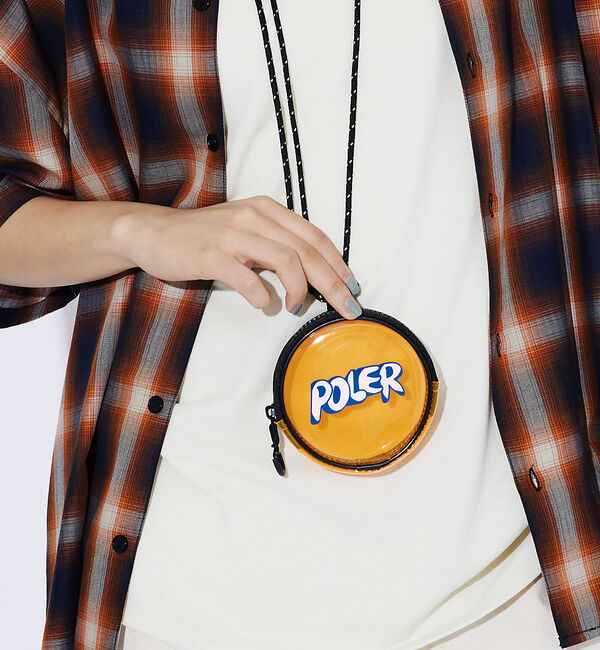 ABAHOUSE「【POLeR/ポーラー】PVC PVC ROUND POUCH/PVCマルチラウ」|ポーチ|