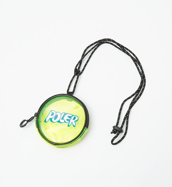 ABAHOUSE「【POLeR/ポーラー】PVC PVC ROUND POUCH/PVCマルチラウ」|ポーチ|