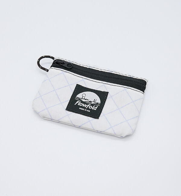 ABAHOUSE「【Flowfold/フローフォールド】 MINI POUCH/ミニポーチ/小銭入」|財布|ホワイト