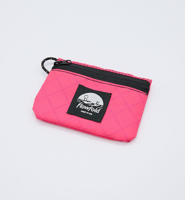 ABAHOUSE「【Flowfold/フローフォールド】 MINI POUCH/ミニポーチ/小銭入」|財布|ピンク
