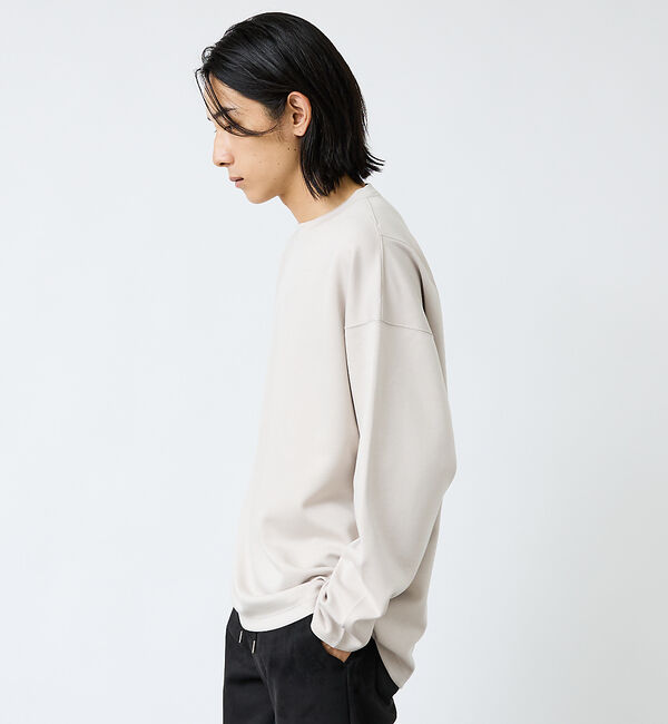 ABAHOUSE「【FORTUNA/フォルトゥナ】ECOTECコクーンシルエットロングTシャツ/ユ」|Tシャツ・カットソー|