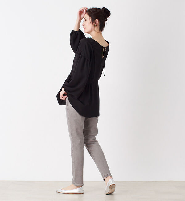 Rouge vif「【WEB限定】2WAY切り替えギャザーブラウス」|シャツ・ブラウス|