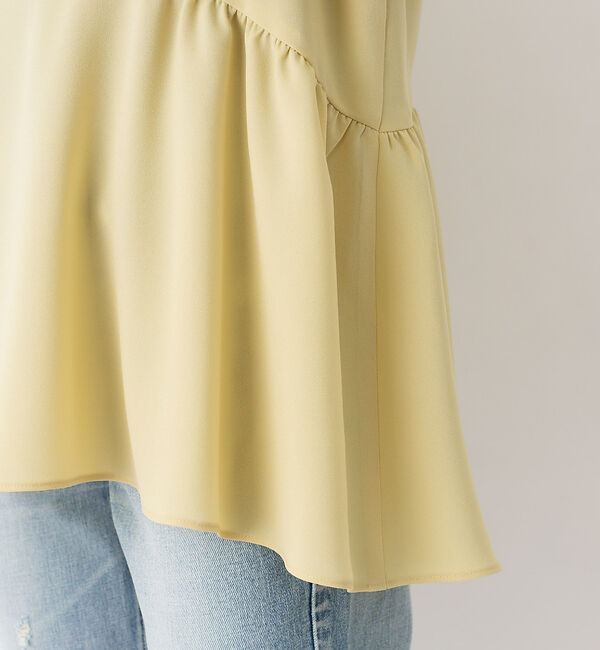 Rouge vif「【WEB限定】2WAY切り替えギャザーブラウス」|シャツ・ブラウス|