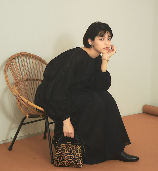 Rouge vif「【CLUNY LACE】レースバックシャンワンピース」|ワンピース|