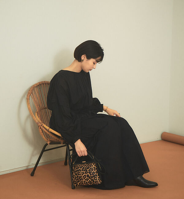 Rouge vif「【CLUNY LACE】レースバックシャンワンピース」|ワンピース|