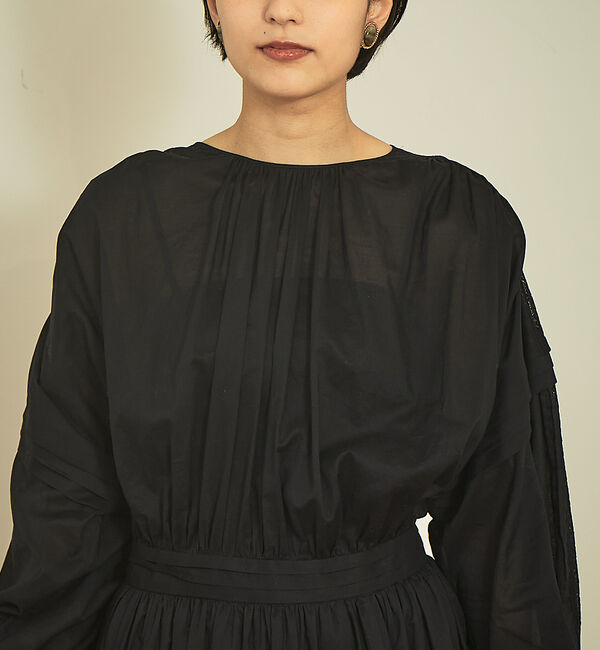 Rouge vif「【CLUNY LACE】レースバックシャンワンピース」|ワンピース|