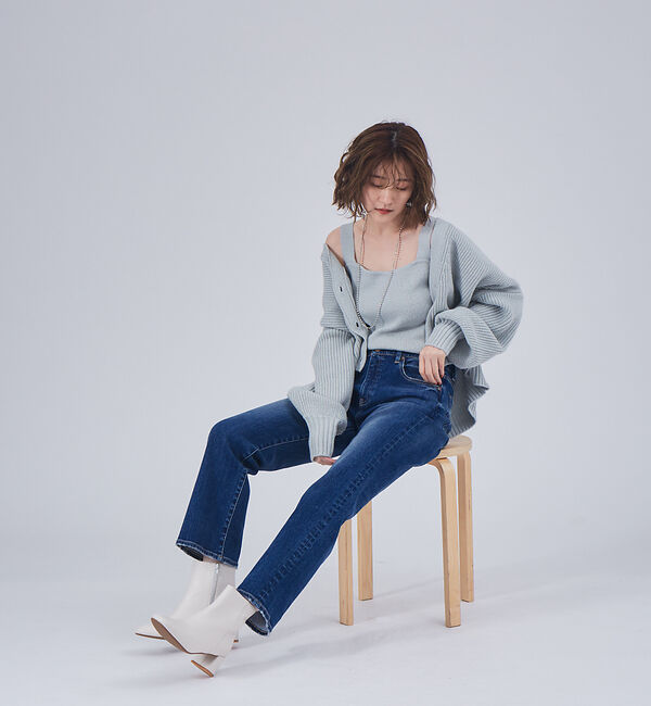 Rouge vif「W混アンサンブルニット」|ニット・セーター|