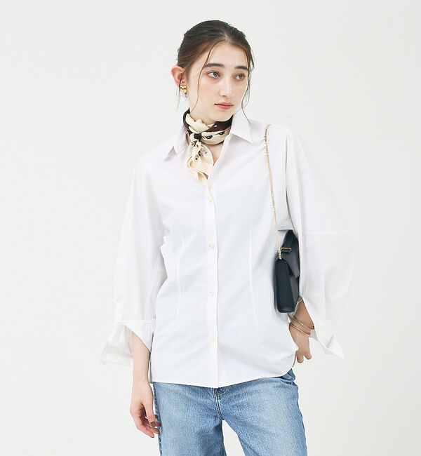 Rouge vif「ボウタイ付き シャツ」|シャツ・ブラウス|