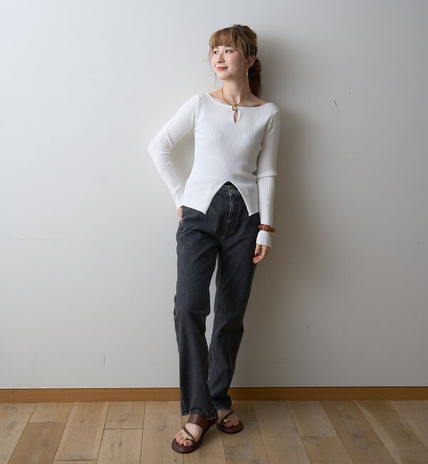 Rouge vif「【upper hights/アッパーハイツ】THE ELISA　ビットテーパード」|デニム|