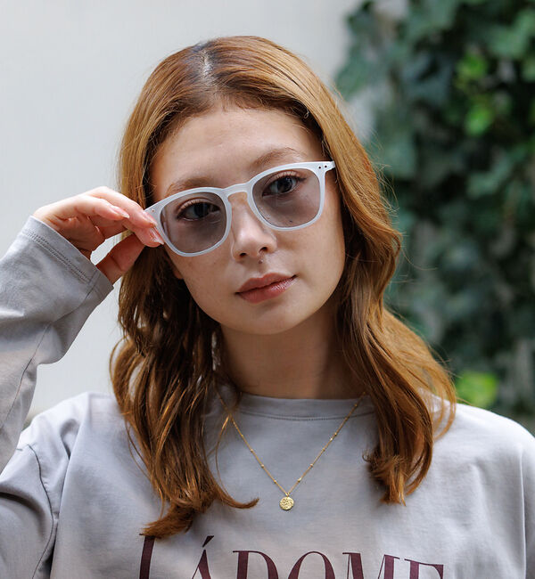 Rouge vif「【IZIPIZI/イジピジ】サングラス/SUN/Old Leather/Moon」|メガネ|ホワイト系その他3