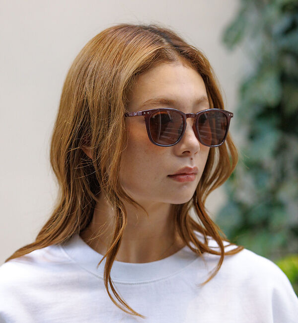 Rouge vif「【IZIPIZI/イジピジ】サングラス/SUN/Old Leather/Moon」|メガネ|