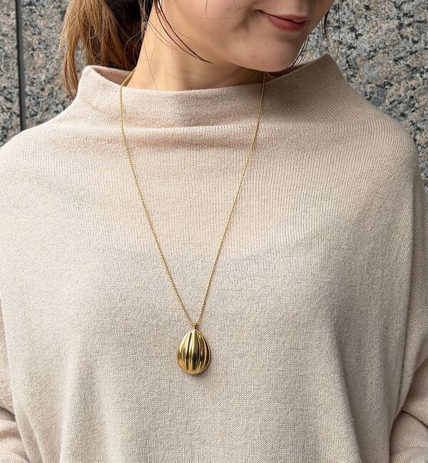 Rouge vif「【Caline Paris/カリーヌパリ 】ゴールドチャームネックレス」|ネックレス|