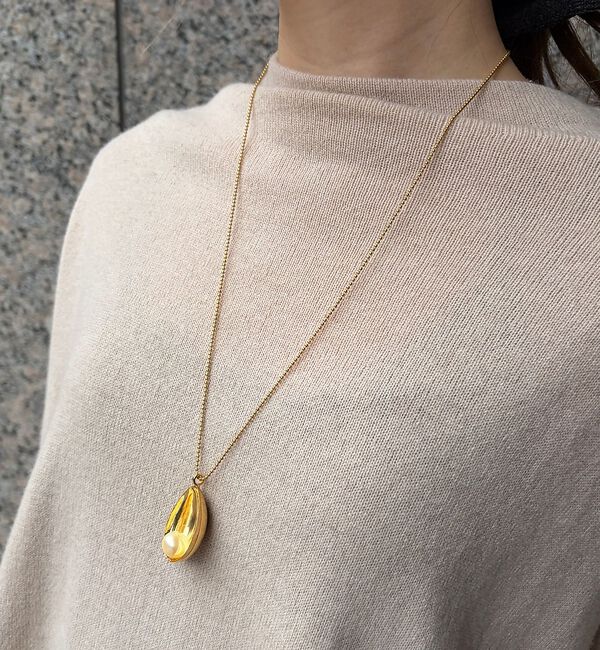 Rouge vif「【Caline Paris/カリーヌパリ 】ゴールドチャームネックレス」|ネックレス|