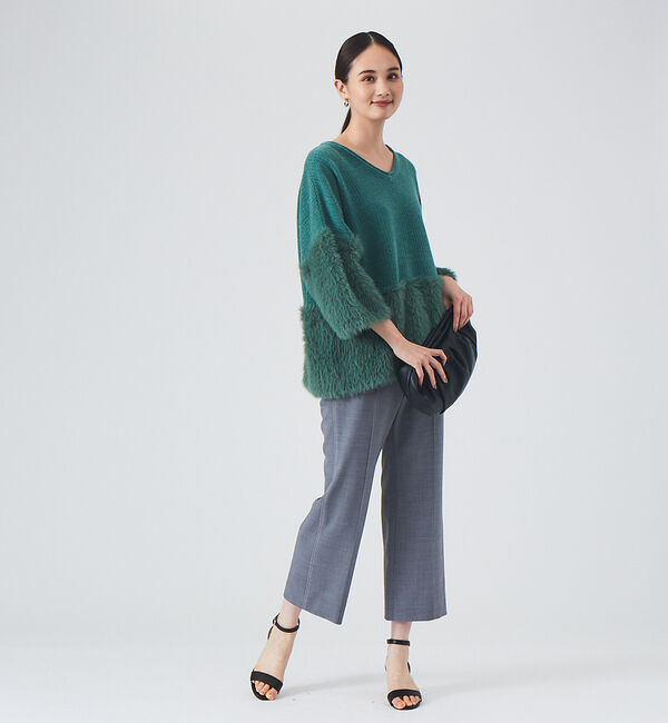 qualite「ピンタックフレアパンツ」|その他|