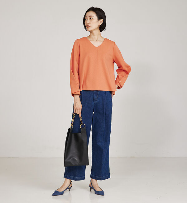 qualite「タックスリーブプルオーバー」|Tシャツ・カットソー|