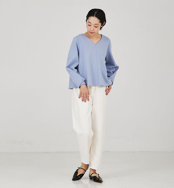 qualite「タックスリーブプルオーバー」|Tシャツ・カットソー|