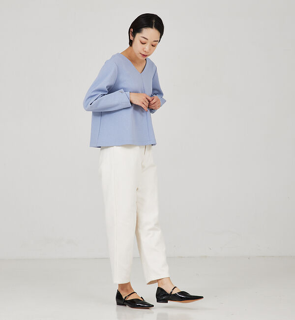 qualite「タックスリーブプルオーバー」|Tシャツ・カットソー|