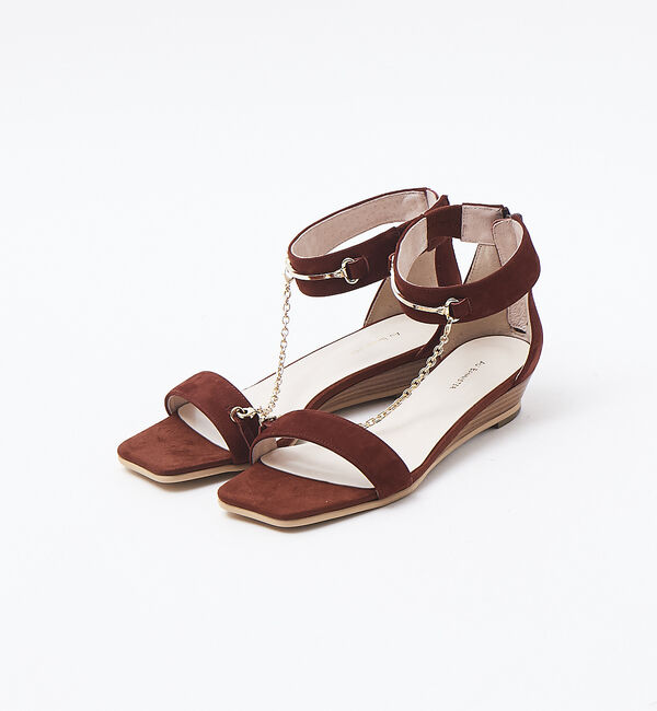 AU BANNISTER「チェーンビットサンダル」|サンダル|ブラウン