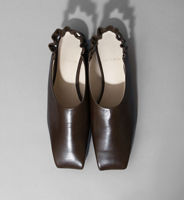 AU BANNISTER「thYme/ スリングバックフラットシューズ」|パンプス|