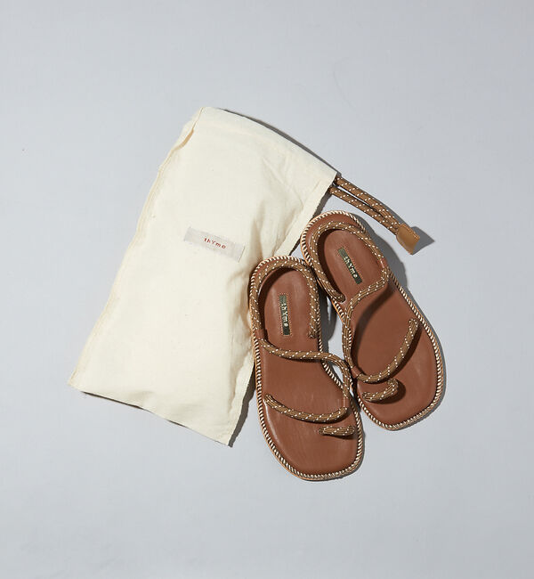 AU BANNISTER「thYme//サムループサンダル」|サンダル|