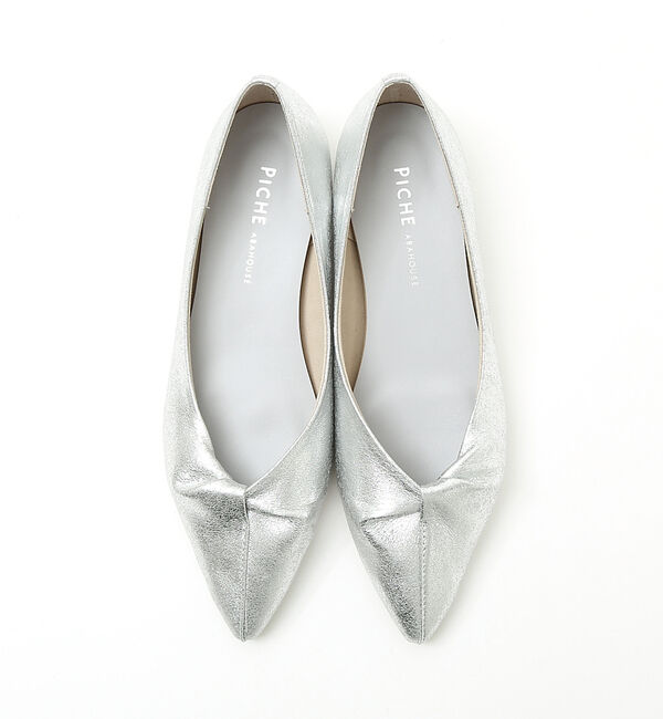 AU BANNISTER「【生活防水】ツイストフラットパンプス」|レインシューズ|