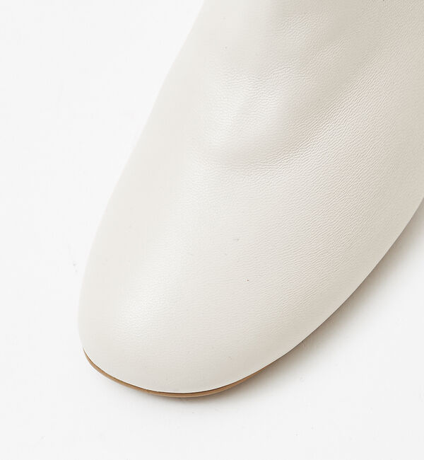 AU BANNISTER「【スノーソール】オブリークトゥショートブーツ」|ショートブーツ|