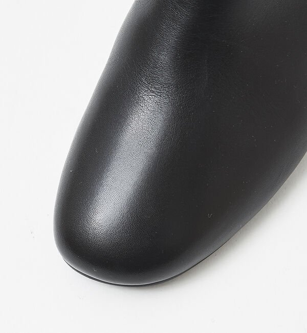 AU BANNISTER「【スノーソール】オブリークトゥショートブーツ」|ショートブーツ|