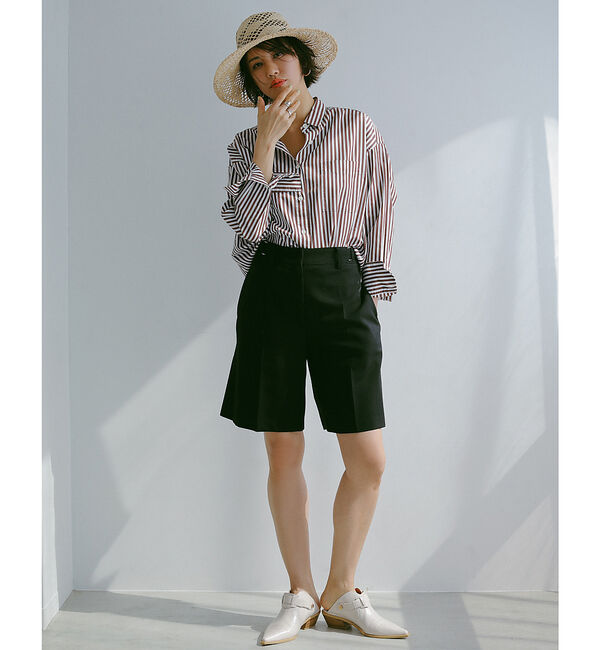 AU BANNISTER「鳳山えり&times;Au BANNISTERコラボ　晴雨兼用ウエスタンミュール」|レインシューズ|