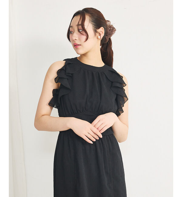 SELFIST「ホルターネックフリルマーメイドワンピース」|ワンピース|