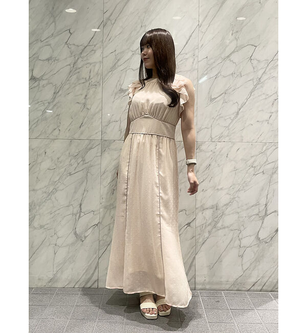 SELFIST「ホルターネックフリルマーメイドワンピース」|ワンピース|