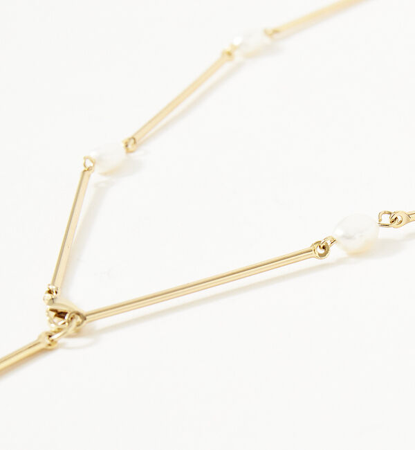 abahouse mavie「スティックx淡水パールネックレス」|ネックレス|