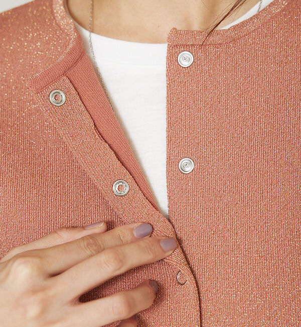 abahouse mavie「ラメプレーティング２ＷＡＹカーデ」|カーディガン|