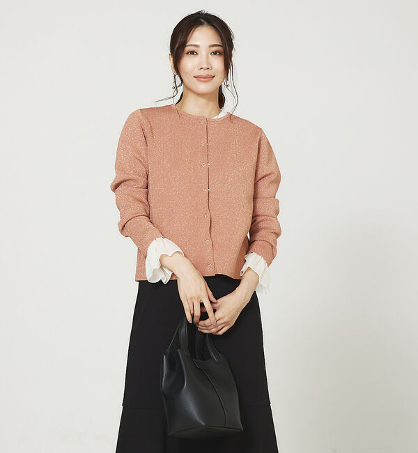 abahouse mavie「ラメプレーティング２ＷＡＹカーデ」|カーディガン|