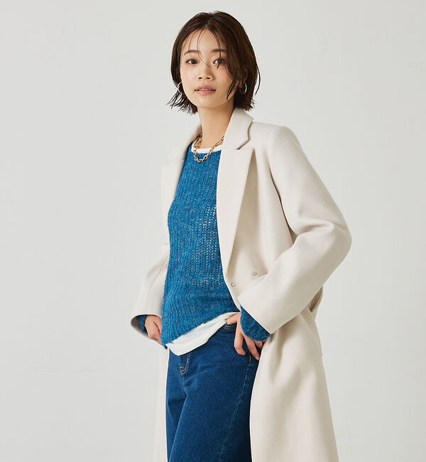 abahouse mavie「【ロングセラー】ベルト付きロングコート」|その他|