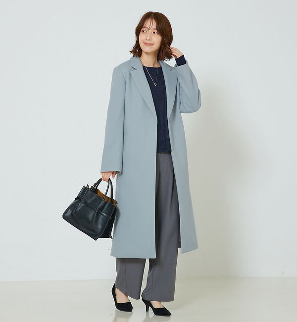 abahouse mavie「【ロングセラー】ベルト付きロングコート」|その他|