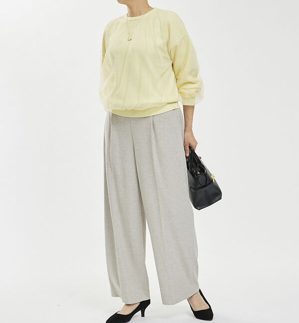 abahouse mavie「チュールニットプルオーバー」|ニット・セーター|