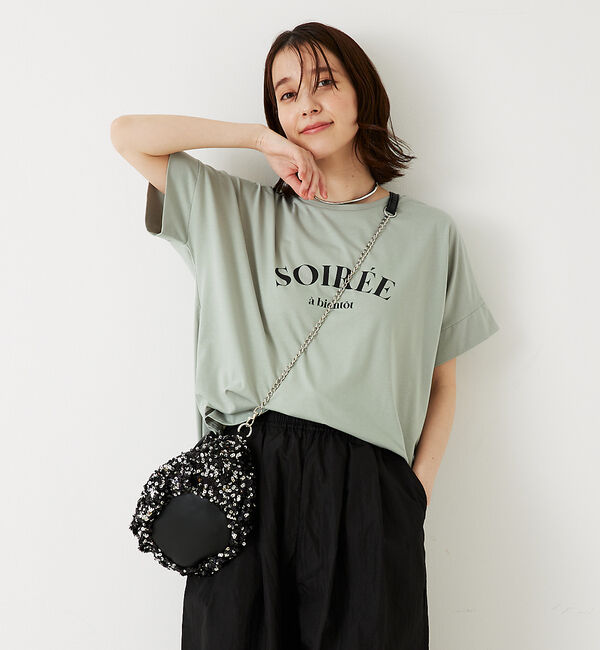 abahouse mavie「ワイドロゴT」|Tシャツ・カットソー|