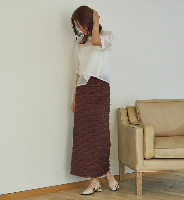 abahouse mavie「フリルティアードスカート」|スカート|