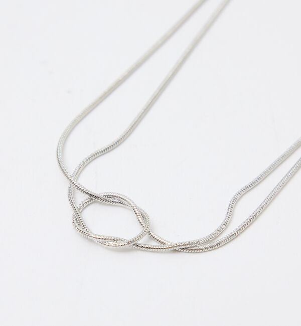 abahouse mavie「ノットショートネックレス」|ネックレス|