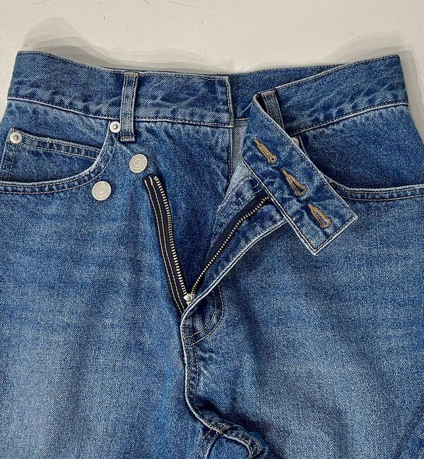 abahouse mavie「クロスウエストワイドデニム」|デニム|