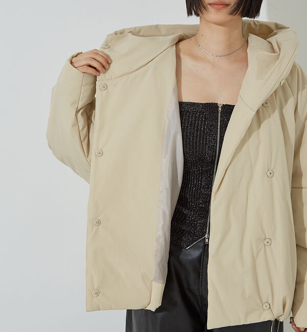 NOMINE「中綿 ボリューム フード ブルゾン」|ダウン|