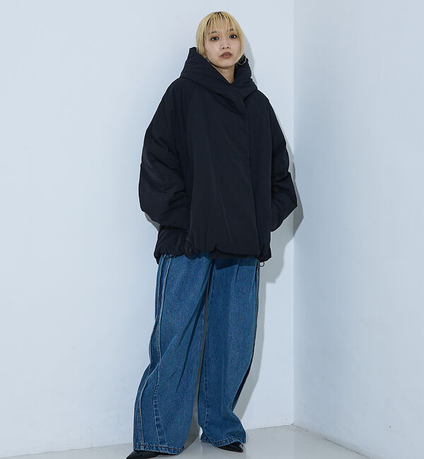 NOMINE「中綿 ボリューム フード ブルゾン」|ダウン|