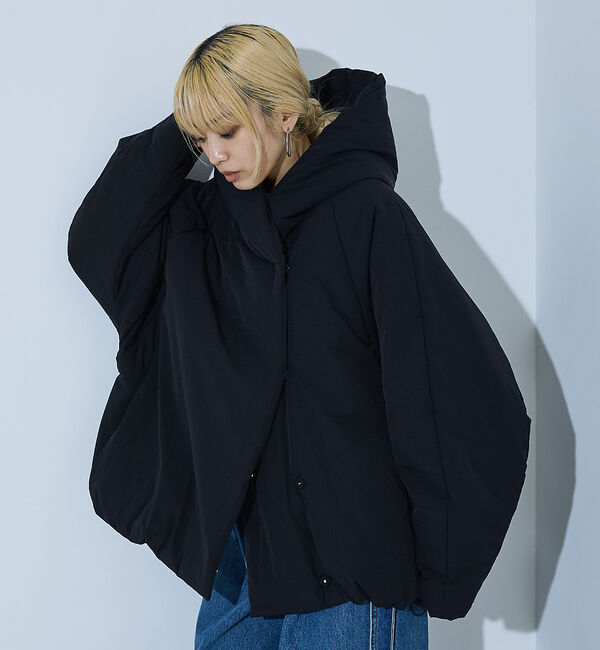 NOMINE「中綿 ボリューム フード ブルゾン」|ダウン|