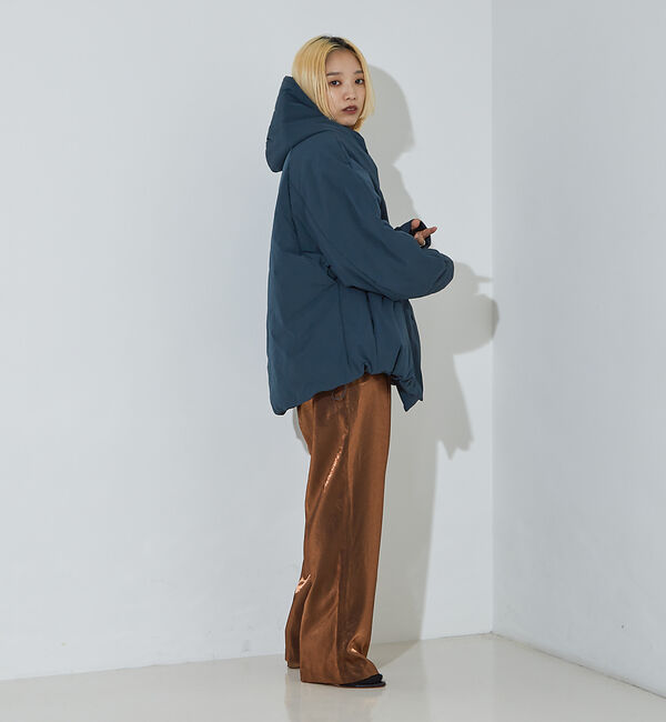 NOMINE「中綿 ボリューム フード ブルゾン」|ダウン|