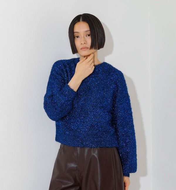 NOMINE「ラメシャギープルオーバー」|ニット・セーター|