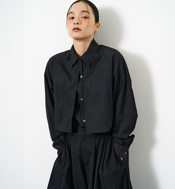 NOMINE「【ユニセックス】ロングヨーク オーバーサイズ シャツ」|シャツ・ブラウス|